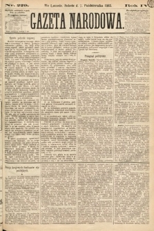 Gazeta Narodowa. 1865, nr 229