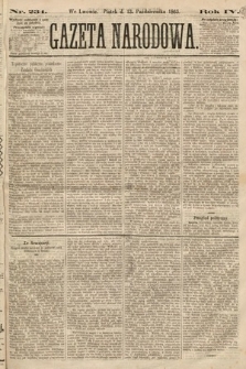 Gazeta Narodowa. 1865, nr 234