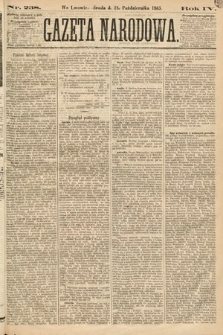 Gazeta Narodowa. 1865, nr 238