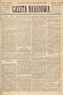 Gazeta Narodowa. 1865, nr 243