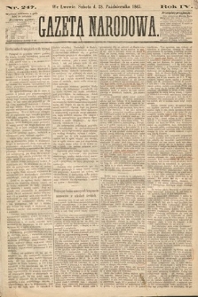 Gazeta Narodowa. 1865, nr 247