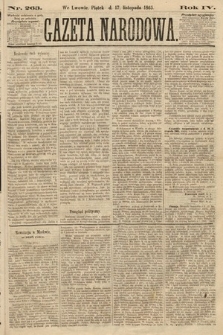 Gazeta Narodowa. 1865, nr 263
