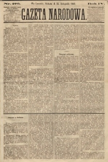 Gazeta Narodowa. 1865, nr 270