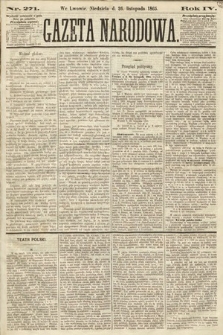 Gazeta Narodowa. 1865, nr 271