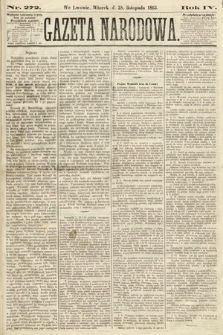Gazeta Narodowa. 1865, nr 272