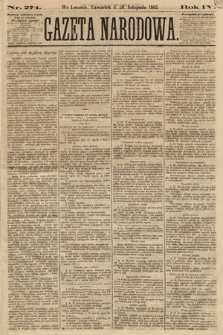 Gazeta Narodowa. 1865, nr 274