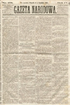 Gazeta Narodowa. 1865, nr 278