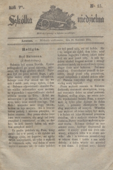 Szkółka niedzielna. R.5, nr 15 (11 kwietnia 1841)