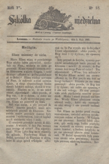 Szkółka niedzielna. R.5, nr 18 (2 maja 1841)