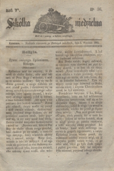 Szkółka niedzielna. R.5, nr 36 (5 września 1841)