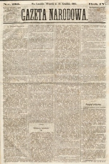 Gazeta Narodowa. 1865, nr 289