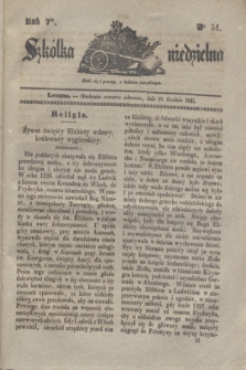 Szkółka niedzielna. R.5, nr 51 (19 grudnia 1841)