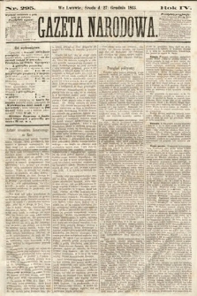 Gazeta Narodowa. 1865, nr 295