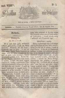 Szkółka niedzielna. R.8, nr 3 (14 stycznia 1844)