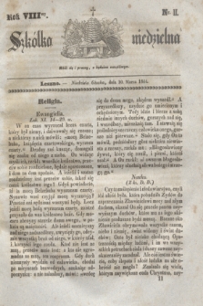 Szkółka niedzielna. R.8, nr 11 (10 marca 1844)