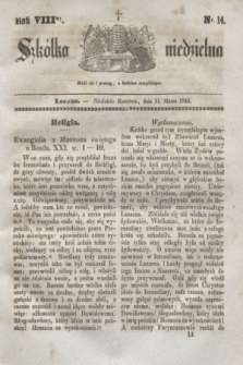 Szkółka niedzielna. R.8, nr 14 (31 marca 1844)