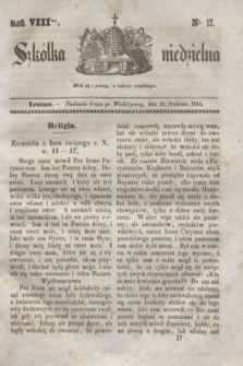 Szkółka niedzielna. R.8, nr 17 (21 kwietnia 1844)