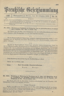 Preußische Gesetzsammlung. 1930, Nr. 34 (28 Oktober)