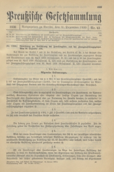 Preußische Gesetzsammlung. 1930, Nr. 43 (31 Dezember)