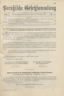 Preußische Gesetzsammlung. 1936, Nr. 24 (29 Oktober)