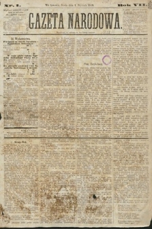 Gazeta Narodowa. 1868, nr 1