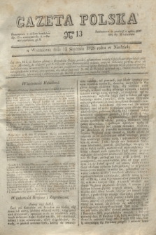 Gazeta Polska. 1828, № 13 (13 stycznia)