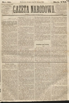 Gazeta Narodowa. 1868, nr 21