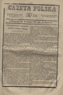 Gazeta Polska. 1828, № 343 (18 grudnia)
