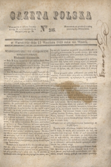 Gazeta Polska. 1829, Nro 246 (15 września)