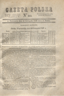 Gazeta Polska. 1829, Nro 312 (21 listopada)