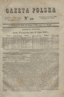 Gazeta Polska. 1830, Nro 200 (28 lipca)