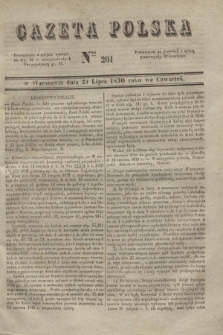 Gazeta Polska. 1830, Nro 201 (29 lipca)
