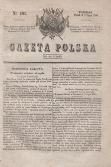 Gazeta Polska. 1831, Nro 181 (8 lipca)