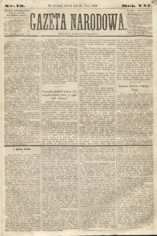 Gazeta Narodowa. 1868, nr 73