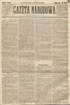 Gazeta Narodowa. 1868, nr 84