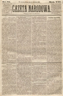 Gazeta Narodowa. 1868, nr 85