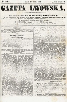 Gazeta Lwowska. 1859, nr 287