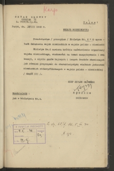Biuletyn : o sposobach działania wojsk niemieckich w wojnie polsko-niemieckiej. 1940, nr 6 (18 marca)
