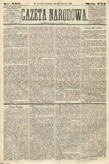 Gazeta Narodowa. 1868, nr 142
