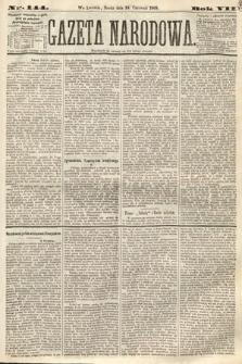 Gazeta Narodowa. 1868, nr 144