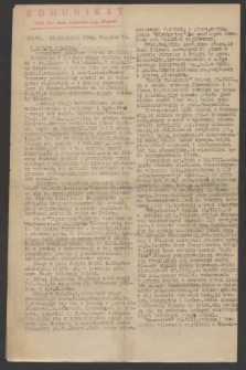 Komunikat : Wyd. Okr. Rady Konwentu Org. Niepodl. 1944, nr 69 (29 sierpnia)