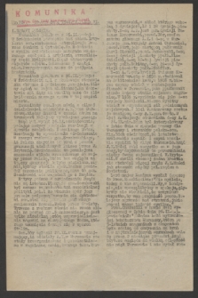Komunikat : Wyd. Okr. Rady Konwentu Org. Niepodl. 1944, nr 78 (29 września)