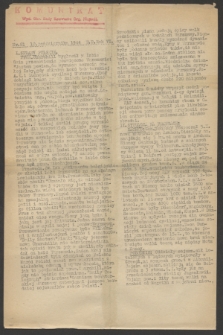 Komunikat : Wyd. Okr. Rady Konwentu Org. Niepodl. 1944, nr 81 (10 października)