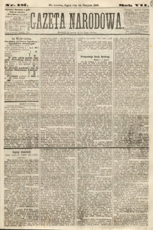 Gazeta Narodowa. 1868, nr 187