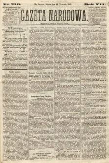 Gazeta Narodowa. 1868, nr 210