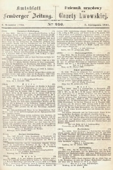 Amtsblatt zur Lemberger Zeitung = Dziennik Urzędowy do Gazety Lwowskiej. 1863, nr 256