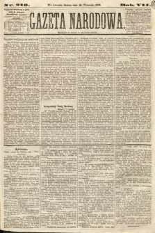 Gazeta Narodowa. 1868, nr 216