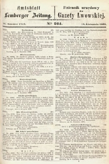 Amtsblatt zur Lemberger Zeitung = Dziennik Urzędowy do Gazety Lwowskiej. 1863, nr 264