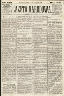 Gazeta Narodowa. 1868, nr 233