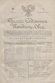 Gazeta Codzienna Narodowa i Obca. 1818, Ner 6 (7 października)
